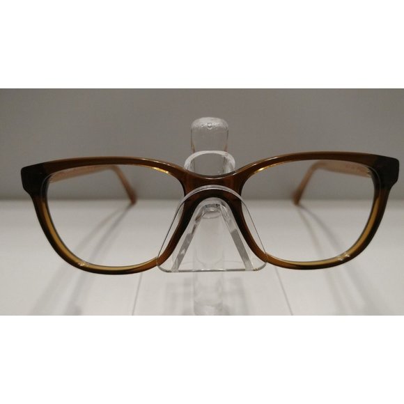 AUTHENTIC COACH HC6072 T 5328 BROWN GLITTER/CRYSTAL EYEGLASSES 52-17-135 - Picture 1 of 6